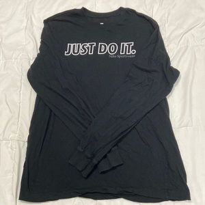 Men’s NSW Black Long Sleeve T-shirt